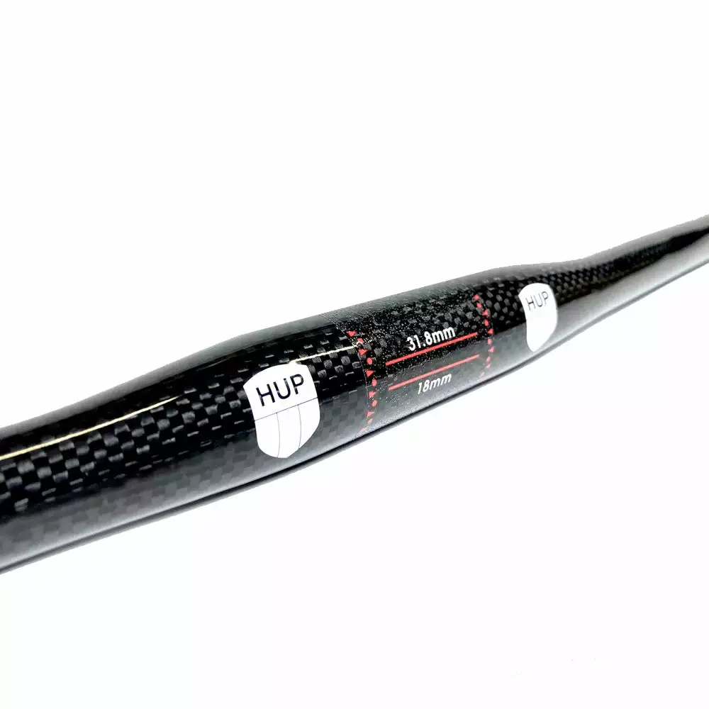 HUPcc HUP Carbon 760mm MTB Flat Handlebars: Cyclocross/MTB/Gravel/Tri Bikes 2 HUPcc HUP Carbon 760mm MTB Flat Handlebars: Cyclocross/MTB/Gravel/Tri Bikes