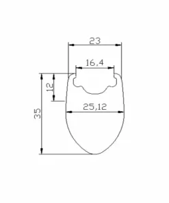 HUPcc HUP CR35 'Black Label' 700c Aero Wheelset (35mm Deep BC Legal Rim Brake Clinchers) CX