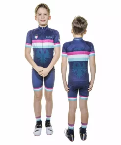 HUPcc Road HUP Finestre Kids Short Sleeved Cycling Jersey
