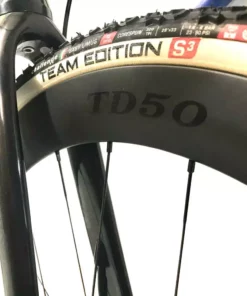 HUPcc HUP TD50 'Black Label' 700c Disc Aero Tubular Wheelset (50mm Deep CX Legal Tubs)