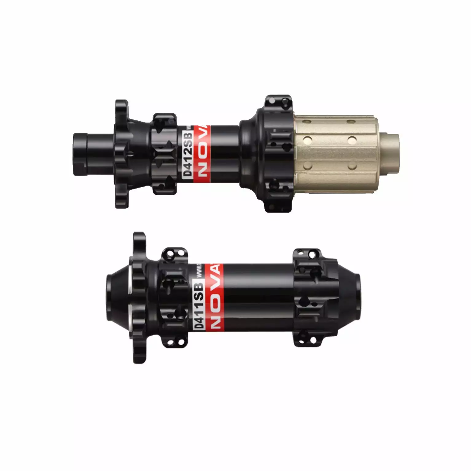 Novatec Hubs D411CB-12 (24H) & D412CB-X12-11S (24H) Cyclocross / Road Race Hubset Wheels 1 Novatec Hubs D411CB-12 (24H) & D412CB-X12-11S (24H) Cyclocross / Road Race Hubset Wheels