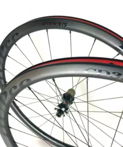 HUPcc CX HUP CD35 'Black Label' 700c Disc Aero Wheelset (35mm Deep BC Legal Tubeless)